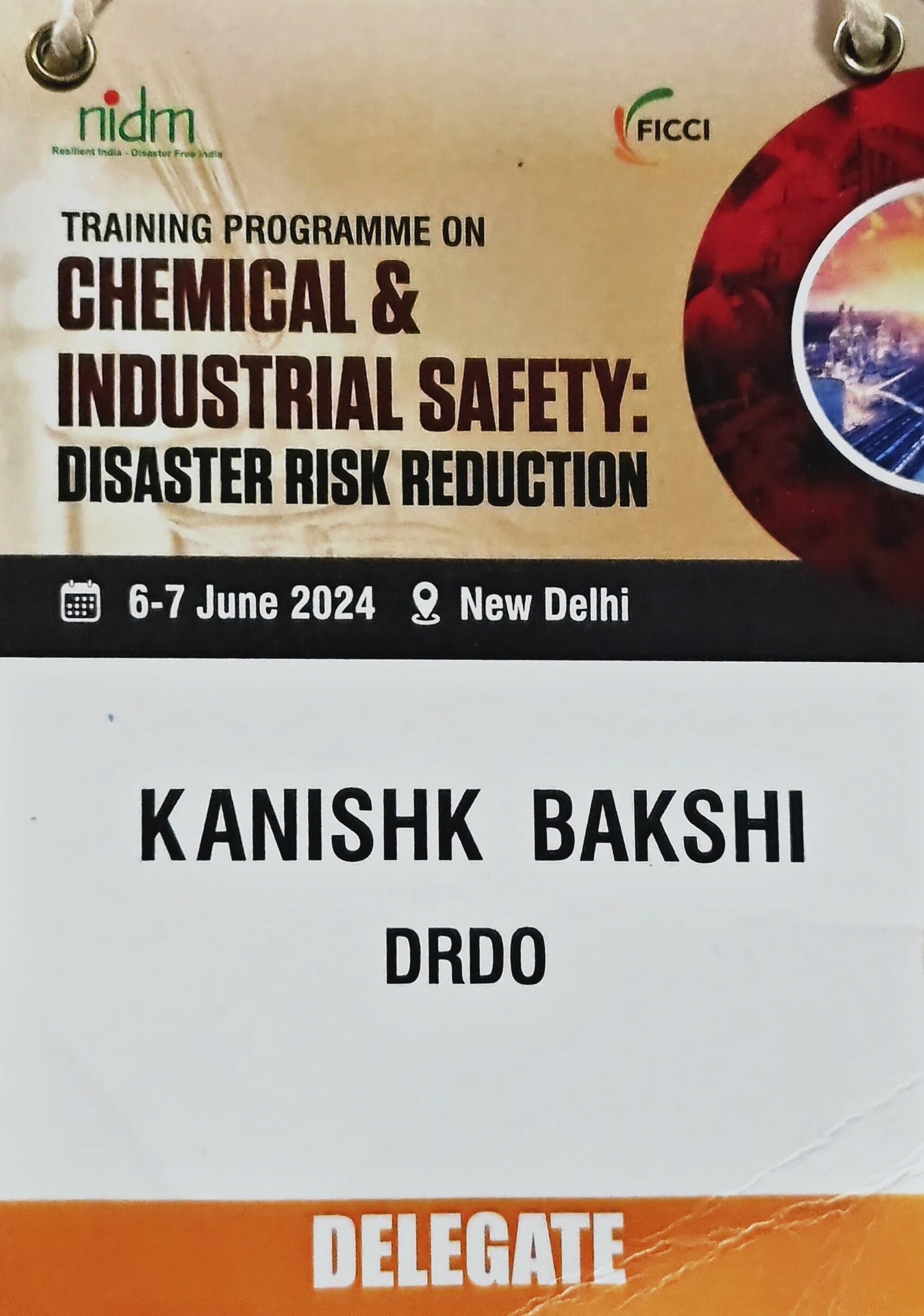 Chemical and Industrial Safety ID Card